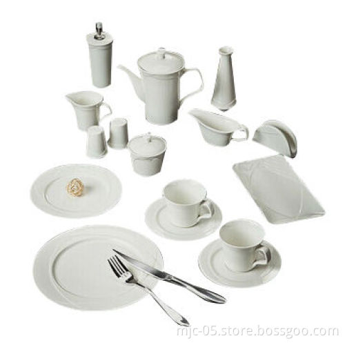 Porcelain Dinnerware Set, Made of Ceramic and Stoneware, Customized Logo is Welcome
